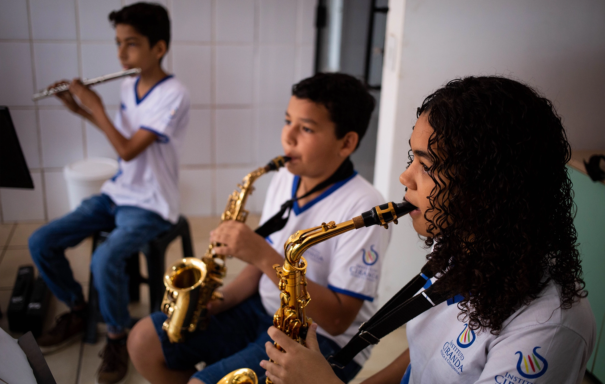 Utilizamos a música como ferramenta de cidadania.