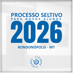 VAGAS REMANESCENTE – 2026 | RONDONÓPOLIS